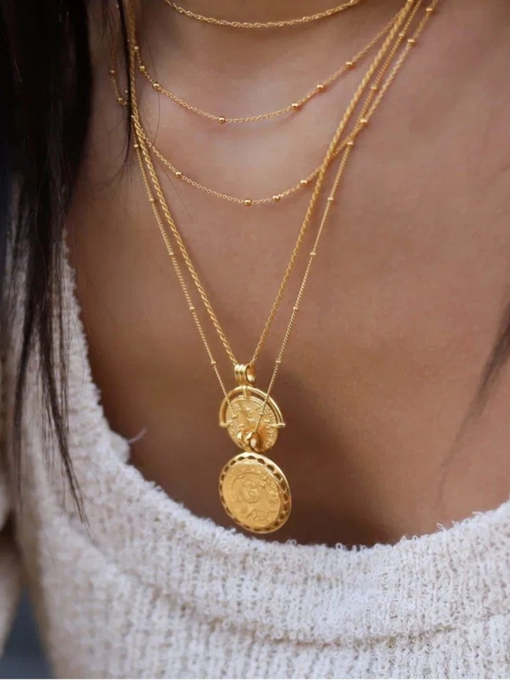 Lucy Williams x Missoma - Rising Sun Medallion Coin Pendant